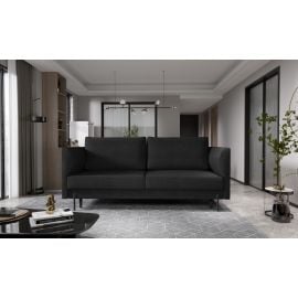 Угловой диван Eltap Revi с выдвижным механизмом, 215x92x98 см, универсальный, черный (SO-REV-10PO) | Мягкая мебель | prof.lv Viss Online