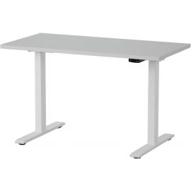 Электрический стол Martin с регулировкой высоты 120x60 см, белый/серый камень (28-0699-10) | Офисная мебель | prof.lv Viss Online