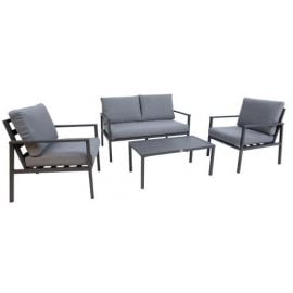 Home4You Adrio Garden Furniture Set Dark Grey | Outdoor furniture sets | prof.lv Viss Online
