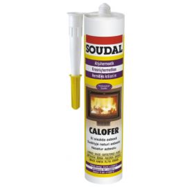 Soudal Calofer BS Heat-Resistant Sealant 280 ml, Black | Silicones, acrylics | prof.lv Viss Online
