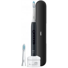 Электрическая зубная щетка Braun Oral-B Pulsonic Slim Luxe 4500 белого/черного цвета (4210201396420) | Электрические зубные щетки | prof.lv Viss Online