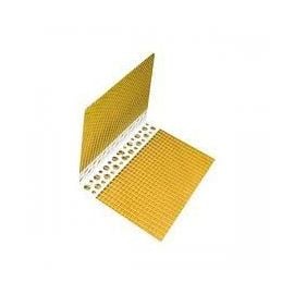 Insulation corner PVC 100x150x2500mm yellow mesh | Facade insulation | prof.lv Viss Online