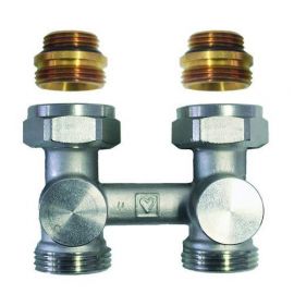 Herz Radiator Bottom Connection 3000 H 3/4 with Union Nuts | Radiator thermovalves | prof.lv Viss Online