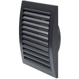 Europlast ND12A Вентиляционный решетка, 190x190 мм, Черный | Вентиляционные решетки | prof.lv Viss Online