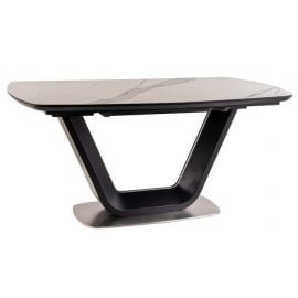 Armani Extendable Table 160x90cm, Black/White (ARMANIBC160) | Signal | prof.lv Viss Online
