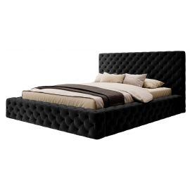 Кровать Eltap Princce для двуспальной кровати 180x200 см, без матраса, черная (BE-PRI-MET-10LU_1.8) | Eltap | prof.lv Viss Online