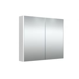 Raguvos Furniture 80 Mirrored Cabinet White Glossy (1400511) NEW | Mirror cabinets | prof.lv Viss Online