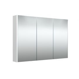 Raguvos Furniture 100 Mirrored Cabinet White Glossy (1400711) NEW | Mirror cabinets | prof.lv Viss Online