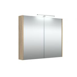Raguvos Furniture 80 Wardrobe with Mirror Grey Oak (1402510) NEW | Raguvos Baldai | prof.lv Viss Online