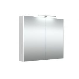 Raguvos Furniture 80 Garda Glossy White Vanity Unit (1402511) NEW | Mirror cabinets | prof.lv Viss Online