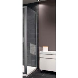 Huppe X1 100cm Shower Wall Transparent Satin (140507069321) | Shower doors and walls | prof.lv Viss Online