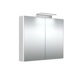 Raguvos Furniture 80 Wave Glossy White Mirror Cabinet (1405511) NEW | Raguvos Baldai | prof.lv Viss Online