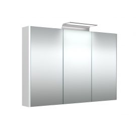 Шкаф-зеркало Raguvos Baldai 100 Wave белый глянцевый (1405711) NEW | Raguvos Baldai | prof.lv Viss Online