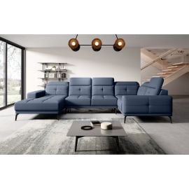 Eltap Neviro Gojo Corner Sofa 201x350x77cm, Blue (CO-NEV-RT-40GO) | Corner couches | prof.lv Viss Online