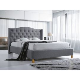 Кровать Signal Aspen с ящиками 140x200 см, без матраса, серого цвета | Signal | prof.lv Viss Online