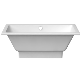 Vanna Vispool Nordica 170 Akmens masa 169.7x75cm Balta (N01013) | Stone mass baths | prof.lv Viss Online