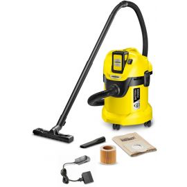 Karcher Cordless Wet and Dry Vacuum Cleaner WD 3 Battery Yellow/Black (1.629-911.0) | Vacuum cleaners | prof.lv Viss Online