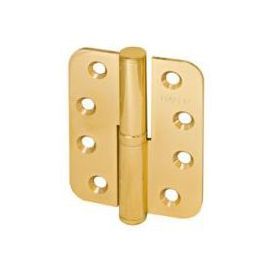 Hafele Door Lock 80x62mm, Left, Polished Brass (926.20.580) | Hafele | prof.lv Viss Online