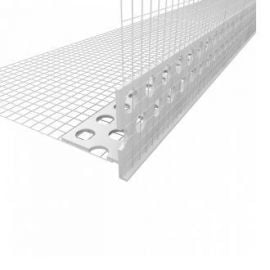 Профиль для ПВХ оконного блока с невидимым створчатым профилем LT 100x100x2000 мм | Фасадные профили | prof.lv Viss Online