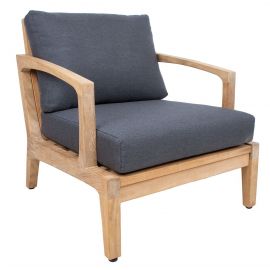 Atpūtas Krēsls Home4You Maldive, 90x75x80cm, Brūns/Pelēks (13606) | Atpūtas krēsli | prof.lv Viss Online