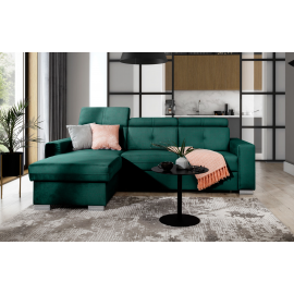 Eltap Fresia Cloud Corner Pull-Out Sofa 176x247x104cm, Green (CO-FR-LT-35NU) | Living room furniture | prof.lv Viss Online