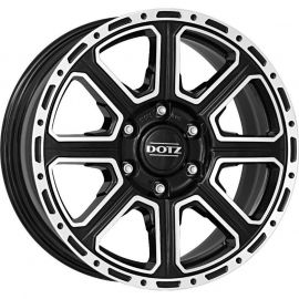 Dotz Kalahari Black 8x17, 6x140 Flat Wheels (OKASDBP20) | Dotz | prof.lv Viss Online