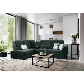 Eltap Siber Loco Corner Pull-Out Sofa 186x270x93cm, Green (CO-SIB-LT-35LO) | Corner couches | prof.lv Viss Online