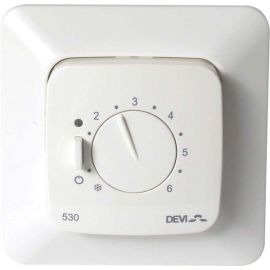 Devi Devireg 530 zemapmetuma elektriskais termoregulators ar grīdas sensoru 3m, 15A (140F1032)