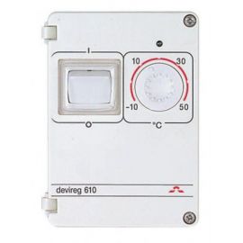 Devi Devireg 610 elektroniskais termoregulators ar āra sensoru, -10 …+10°C, IP 44, 16A (140F1080)