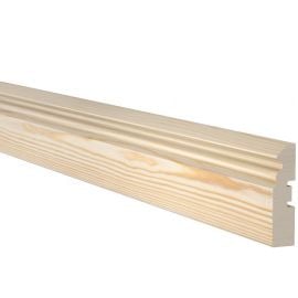 Hoovel List Pine Door Frame Moulding 19x70mm, 2.4m | Wooden skirting | prof.lv Viss Online