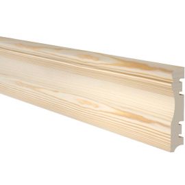 Hoovel List Pine Wood Skirting Board 16x90mm, 2.4m | Lumber | prof.lv Viss Online