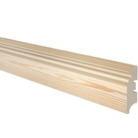 Hoovel List Pine Wood Skirting Board 19x70mm, 2.4m | Lumber | prof.lv Viss Online