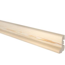 Hoovel List Pine Wood Skirting Board 20x56mm, 2.4m | Hoovel Liist | prof.lv Viss Online