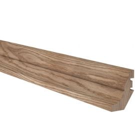 Oak Wood Threshold Strip 40x60mm, 2.7m | Wooden skirting | prof.lv Viss Online
