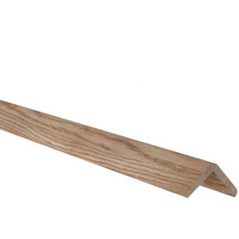 Corner Moulding Oak Wood External 28x28mm, 2.4m | Wooden skirting | prof.lv Viss Online