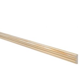 Hoovel List Pine Wood Moulding 6x18mm, 2.4m | Wooden skirting | prof.lv Viss Online