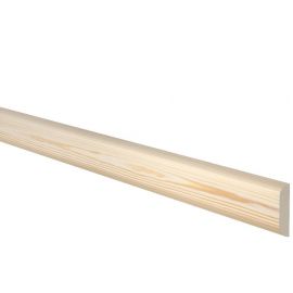 Hoovel List Pine Wood Moulding 6x27mm, 2.4m | Lumber | prof.lv Viss Online