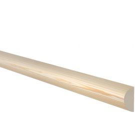 Hoovel List Pine Wood Molding 13x28mm, 2.4m | Wooden skirting | prof.lv Viss Online