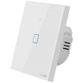 Sonoff T0EU1C-TX Умный Wi-Fi сенсорный выключатель настенный белый (IM190314009) | Умное освещение и электроприборы | prof.lv Viss Online