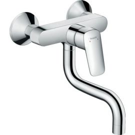 Hansgrohe Logis M31 Смеситель для кухни с изливом, для монтажа на стену, хром (71836000) | Раковины | prof.lv Viss Online