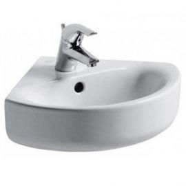 Угловой раковина IDEAL STANDARD Connect Space 48x44 см, белая, E793101 | Раковины для ванных комнат | prof.lv Viss Online