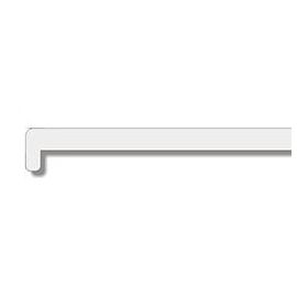 PVC Window Sill End Cap, White 415mm | Vitrage | prof.lv Viss Online