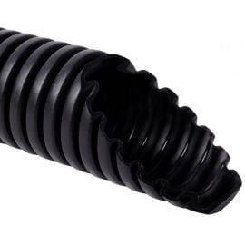 Corrugated Conduit 16mm with Drawstring, Black (2316E/LPE-1_F1.DU) | Installation pipes and fasteners | prof.lv Viss Online