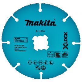 Диск для резки различных материалов Makita E-11776, 125 мм | Режущие диски | prof.lv Viss Online