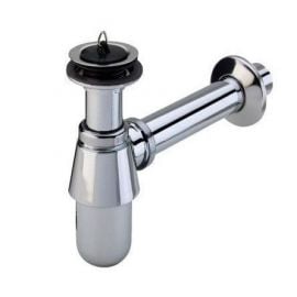 Viega ceramic sink trap with waste 1 1/4x32mm, chrome-plated, 102845 | Siphons for sinks | prof.lv Viss Online