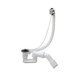 Viega bath trap with overflow and chain, D52mm, 40/50mm, white, 311537 | Siphons | prof.lv Viss Online