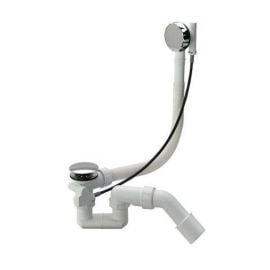 Viega bath siphon with overflow Simplex, D52mm, 40/50mm, hose 560mm, chrome-plated, 285357