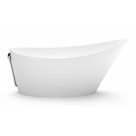 Vanna Vispool Proteus Akmens masa 167x86cm Bez pārplūdes Balta (AU30) | Stone mass baths | prof.lv Viss Online