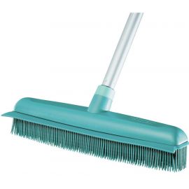 Leifheit Rubber Broom 35cm with Telescopic Handle Grey, Green (1056415) | Floor Mats and Brushes | prof.lv Viss Online