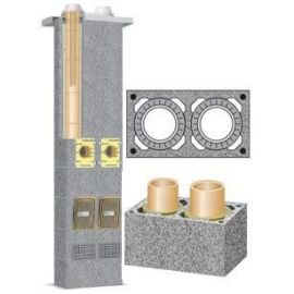 Keramiskais dubultais dūmvads D180/200mm (skurstenis) Schiedel Rondo Plus (36x67cm) | Blocks, bricks | prof.lv Viss Online
